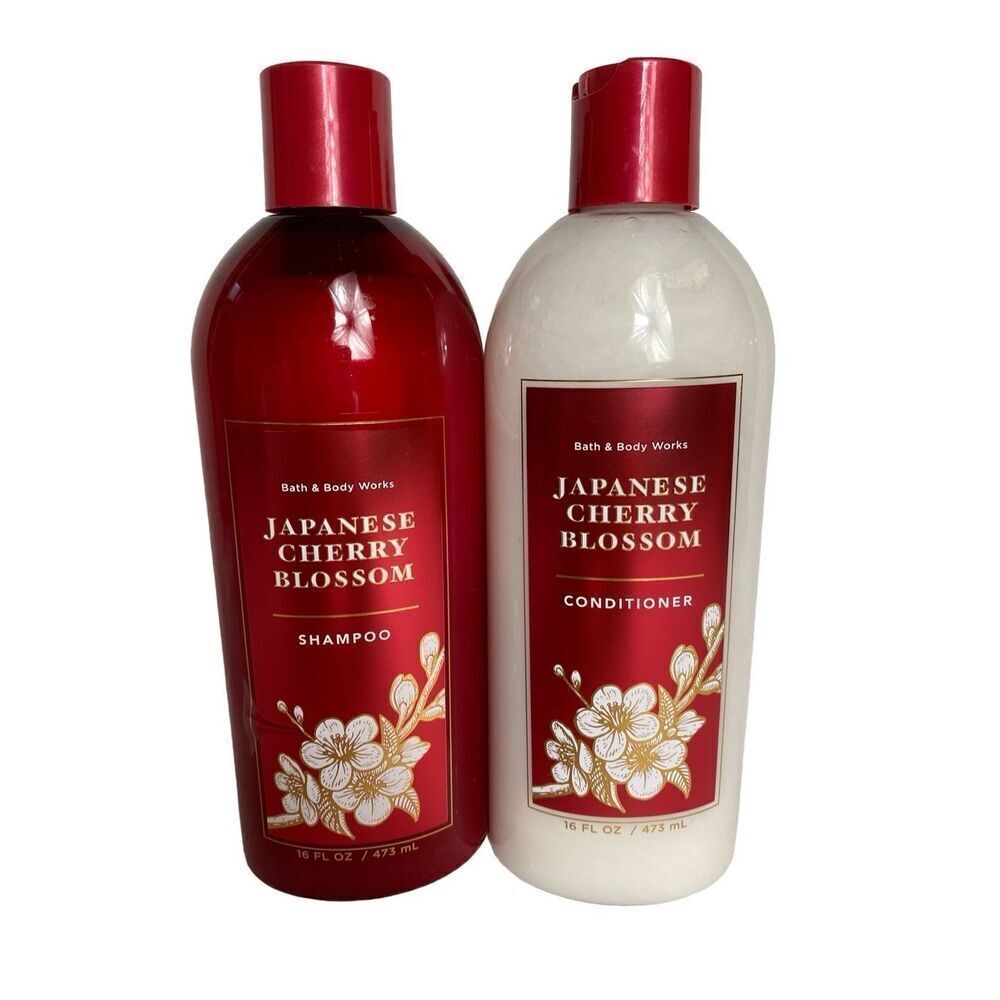 Bath and Body Works Japanese Cherry Blossom Shampoo & Conditioner 2 pc SET